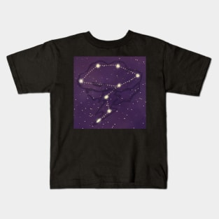 Stormy Night Sky Kids T-Shirt